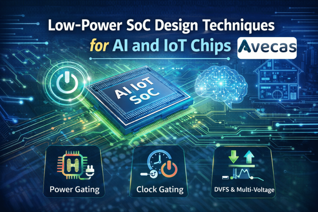 Low-Power SoC Design Techniques for AI and IoT Chips
