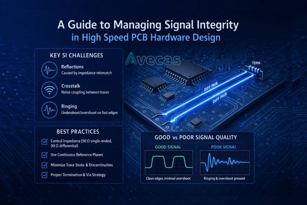 A Guide to Managing Signal Integrity in High Speed PCB Hardware Design
