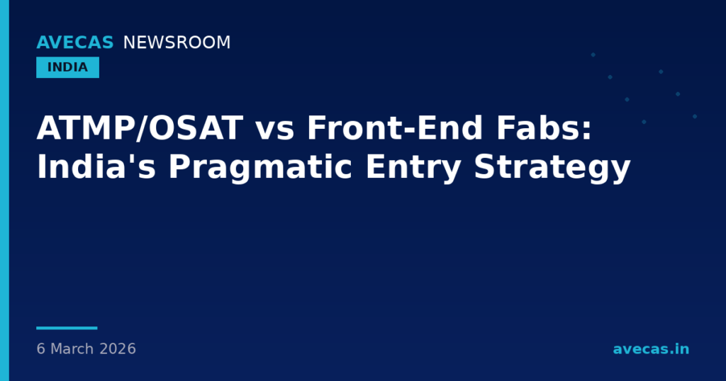 ATMP/OSAT vs Front-End Fabs: India's Pragmatic Entry Strategy
