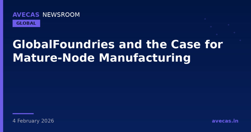 GlobalFoundries and the Case for Mature-Node Manufacturing