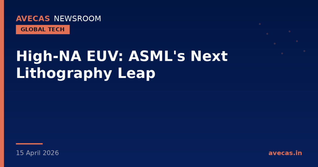 High-NA EUV: ASML's Next Lithography Leap