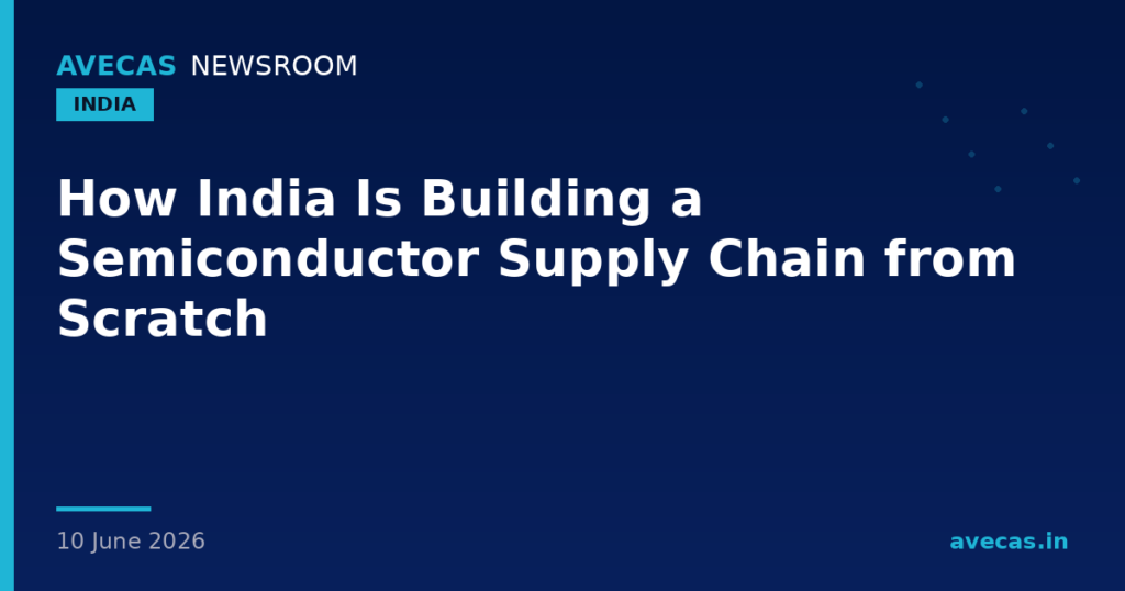 How India Is Building a Semiconductor Supply Chain from Scratch