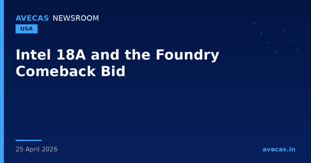 Intel 18A and the Foundry Comeback Bid