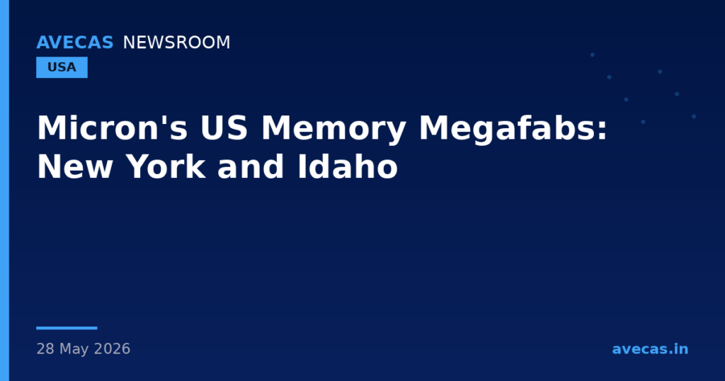 Micron's US Memory Megafabs: New York and Idaho