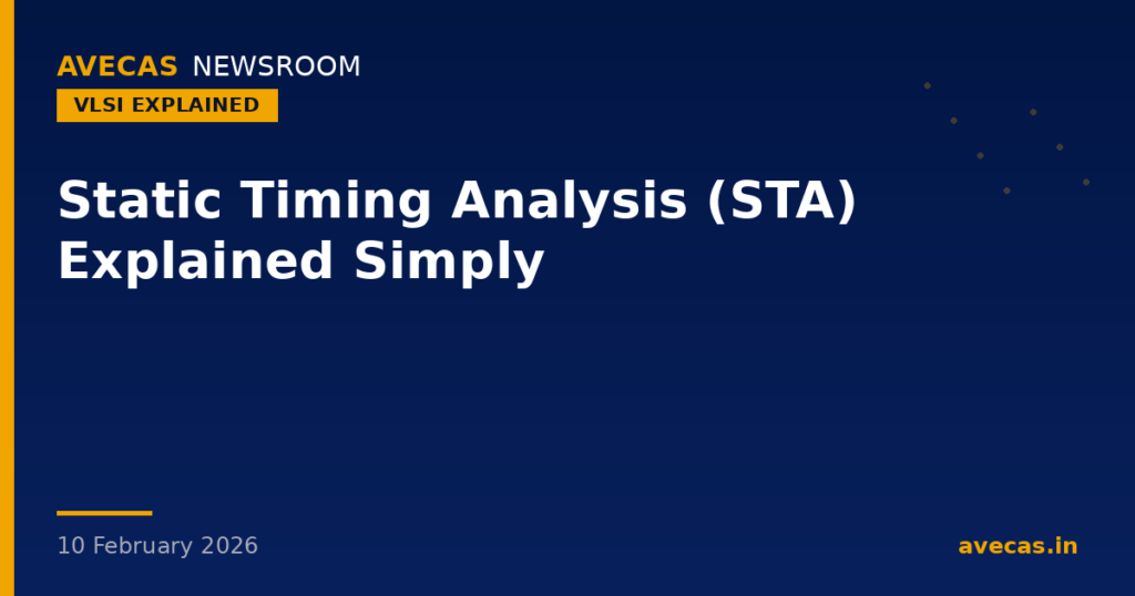 Static Timing Analysis (STA) Explained Simply