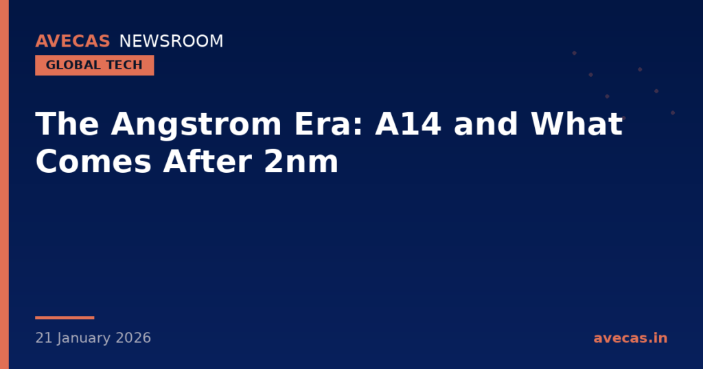 The Angstrom Era: A14 and What Comes After 2nm