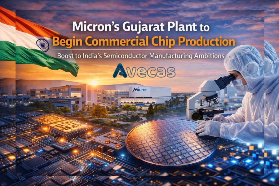Micron’s Gujarat Semiconductor Facility Set to Begin Commercial Chip Production