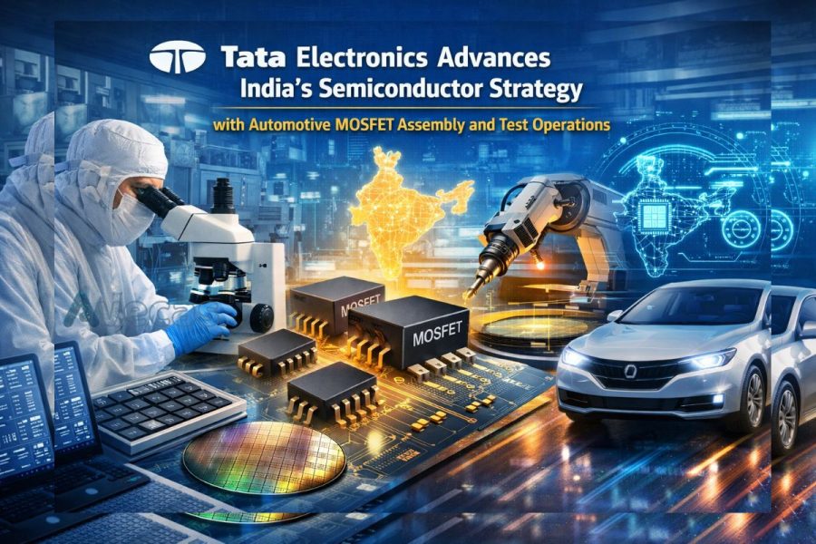 Tata Electronics Advances India’s Semiconductor Strategy with Automotive MOSFET Assembly and Test Operations