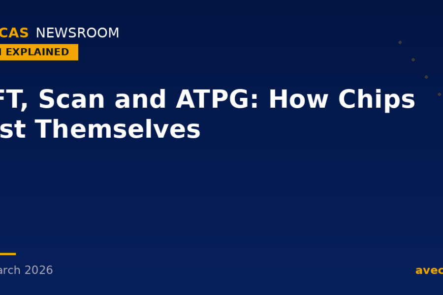 DFT, Scan and ATPG: How Chips Test Themselves
