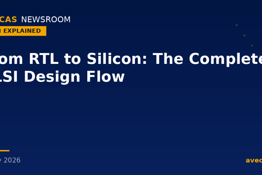 From RTL to Silicon: The Complete VLSI Design Flow