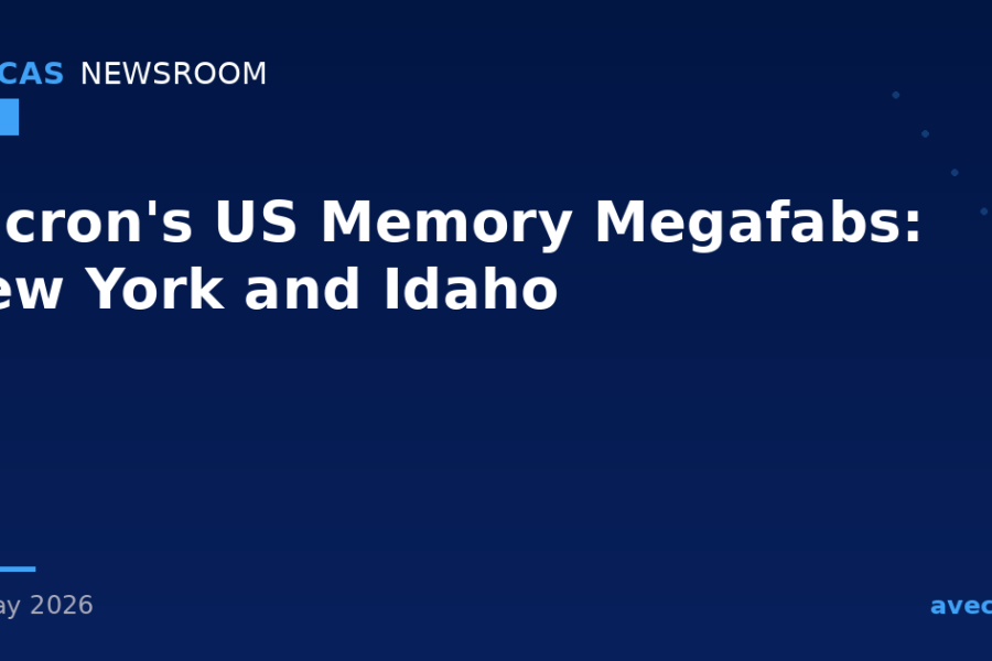 Micron's US Memory Megafabs: New York and Idaho