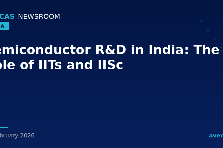 Semiconductor R&D in India: The Role of IITs and IISc